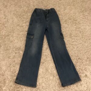 Jessica Simpson Dark Blue Kids Cargo Jeans